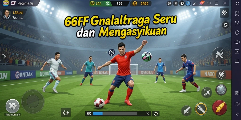 Gameplay seru di 666FF menunjukkan pertandingan olahraga nyata.