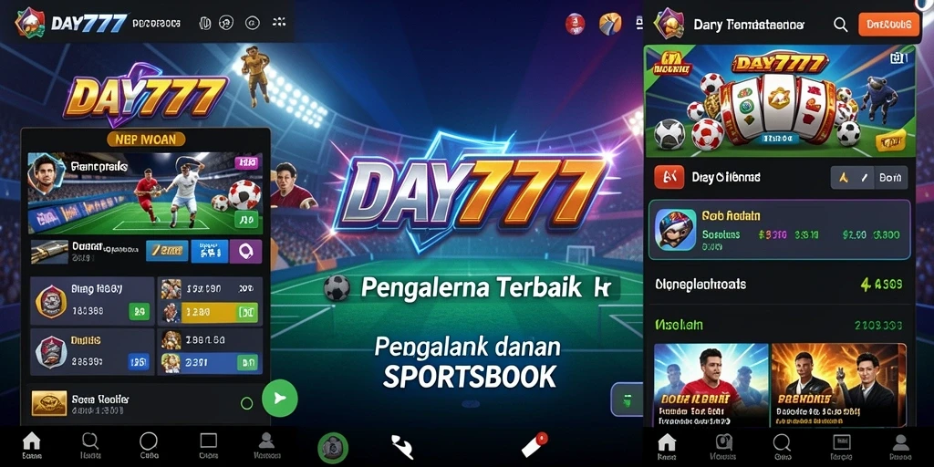 Tampilan utama gameplay Sportsbook di aplikasi DAY777.