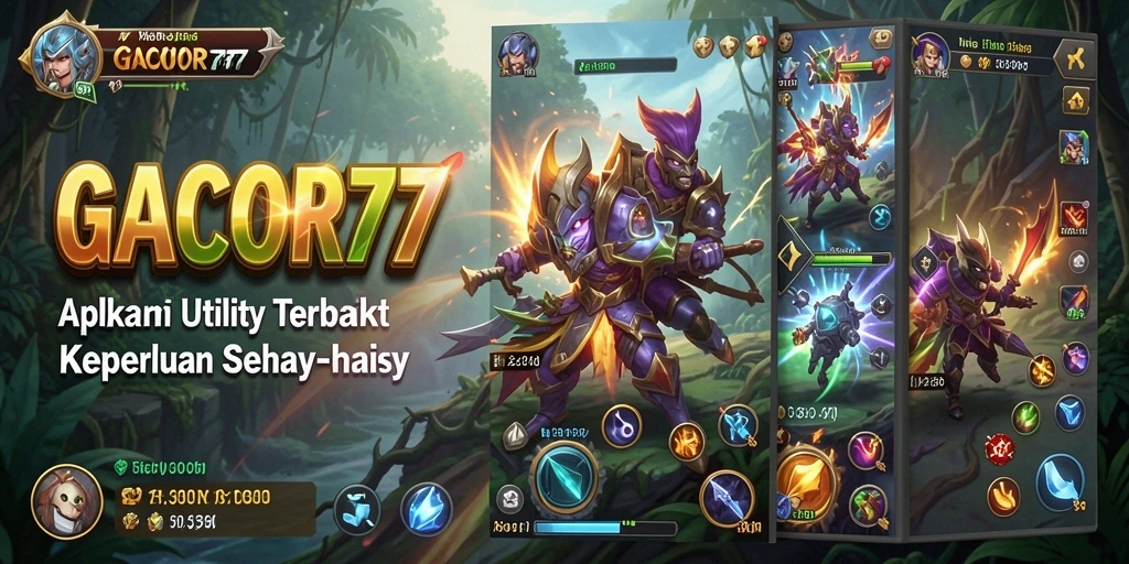 Screenshot utama GACOR77 dengan antarmuka yang intuitif dan fitur lengkap.