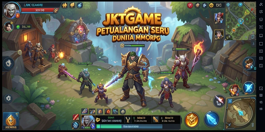 Tampilan gameplay JKTGAME yang seru dan mendebarkan.