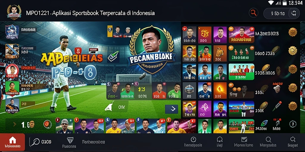 Tampilan gameplay menarik pada aplikasi Sportsbook MPO1221.