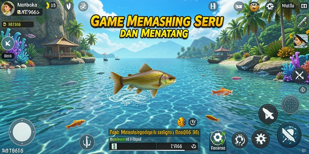Tangkapan ikan di MT966 dengan grafis menawan.