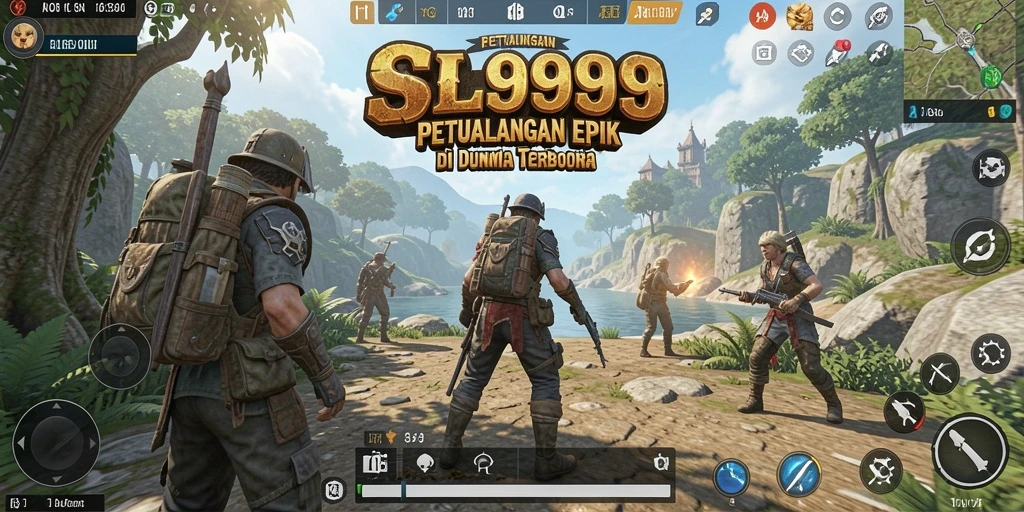 Tampilan gameplay menarik di dunia petualangan SL999.