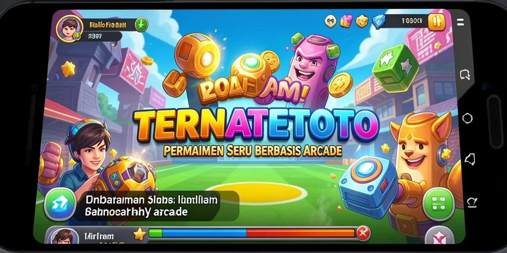 Screenshot gameplay TERNATETOTO menampilkan aksi seru di level arcade.