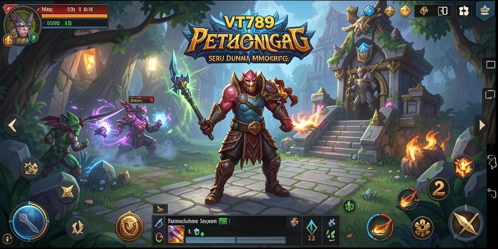 Tampilan gameplay seru dan interaktif dalam VT789 MMORPG.